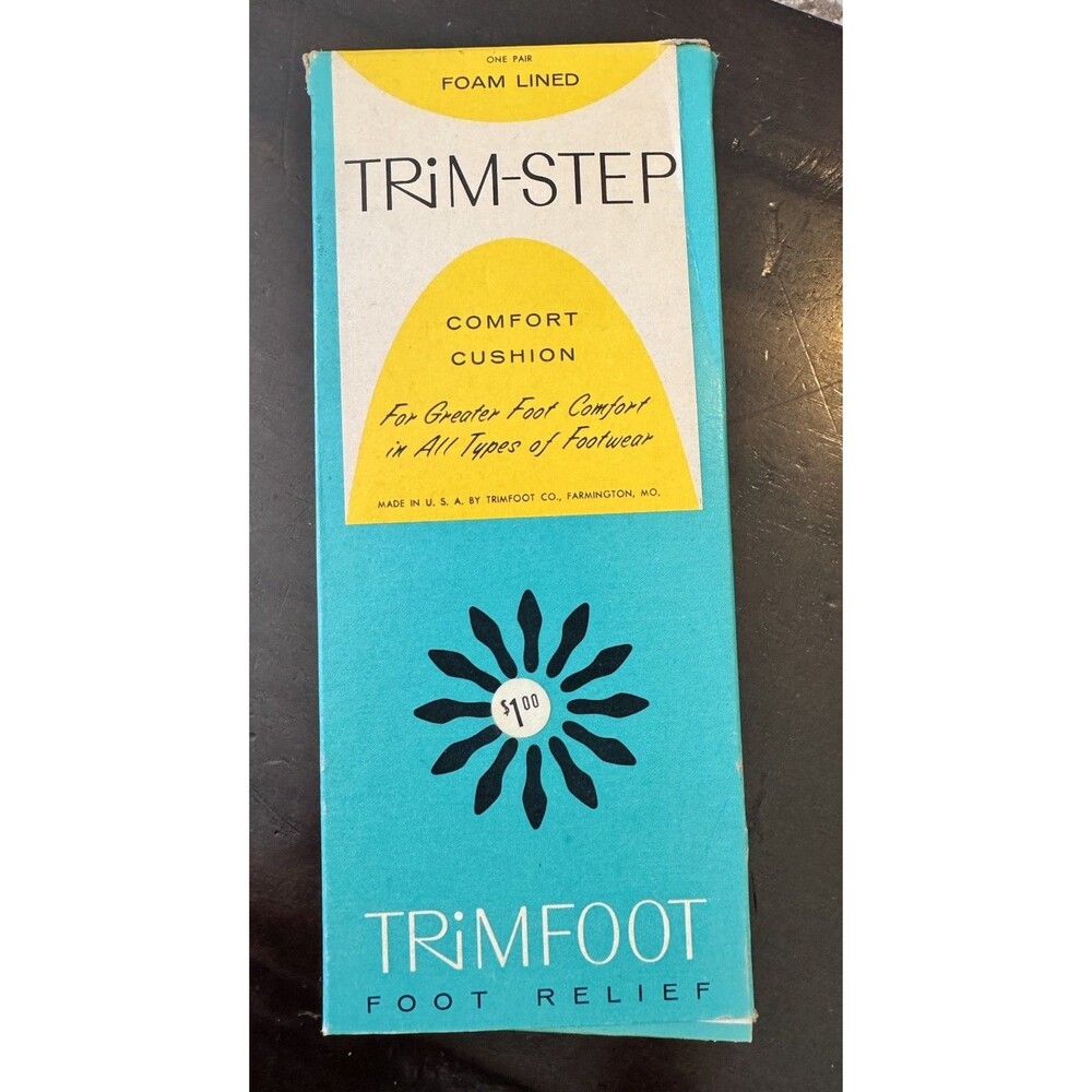 Vintage Trim Foot Relief Soft Comfort Lightweight/Sport Insole 9-10 W unisex